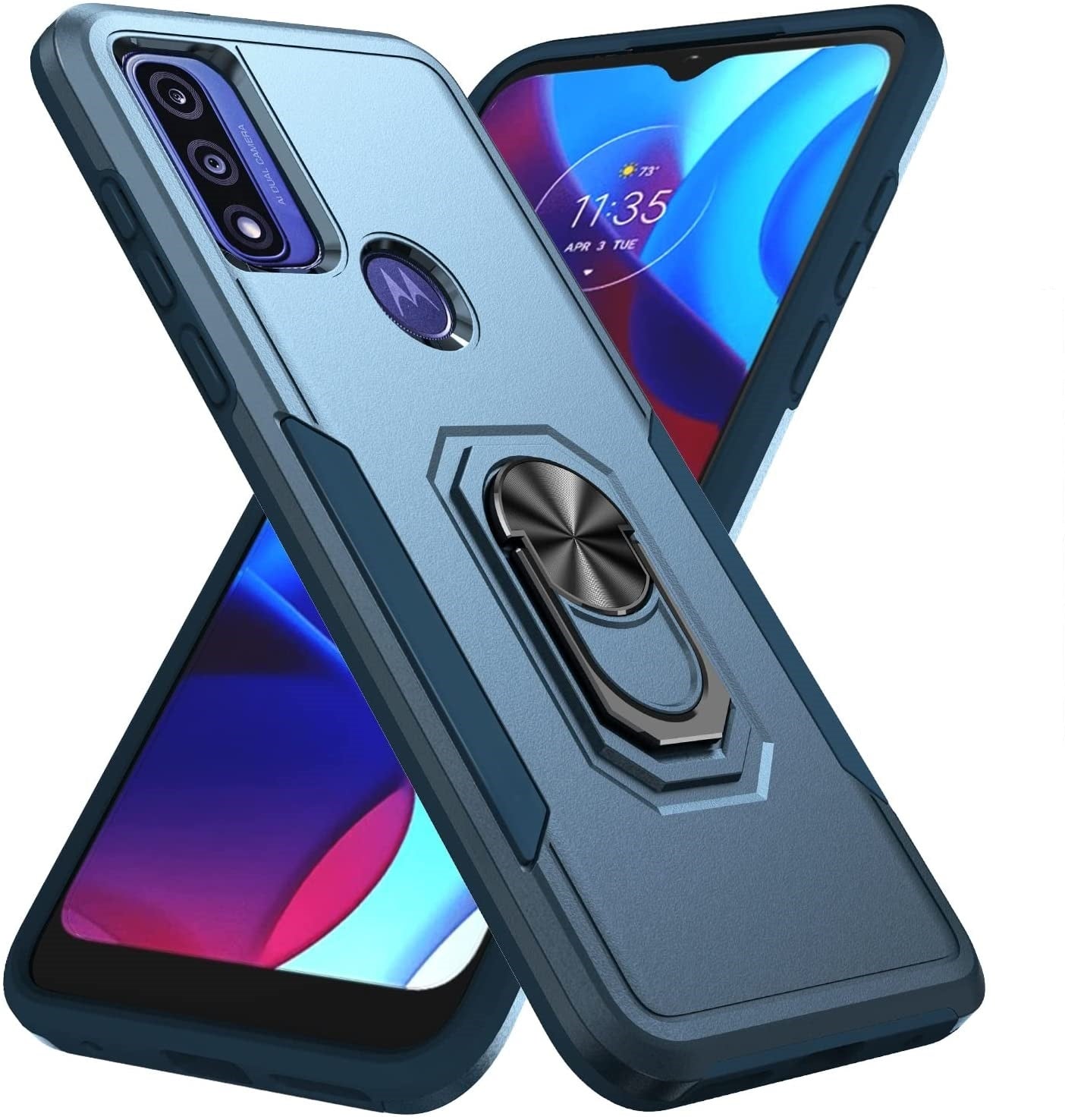 Étui à anneau robuste pour Motorola Moto G Pure (2021) / G Power (2022) / G Play (2023) Étui à anneau robuste pour Motorola Moto G Pure (2021) / G Power (2022) / G Play (2023)